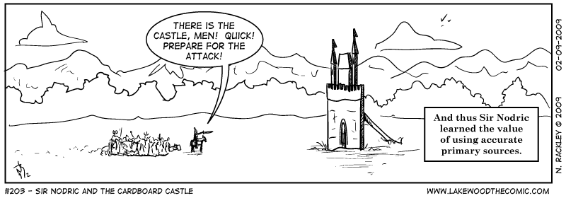 Sir Nodric and the Cardboard Castle