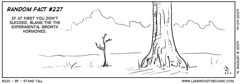 Random Fact #227 - Stand Tall