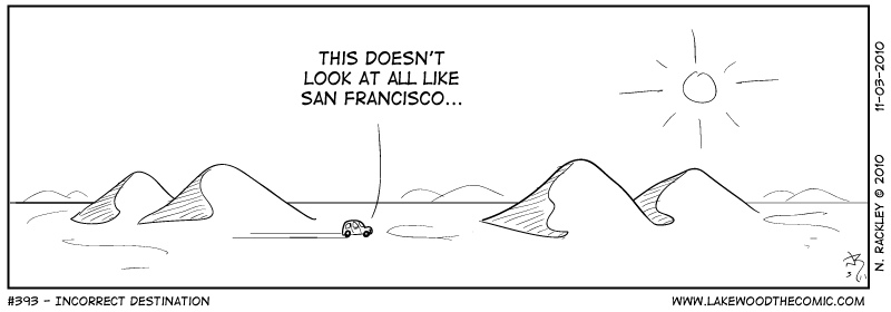 Incorrect Destination