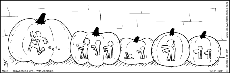 Halloween is Here... with Zombies...